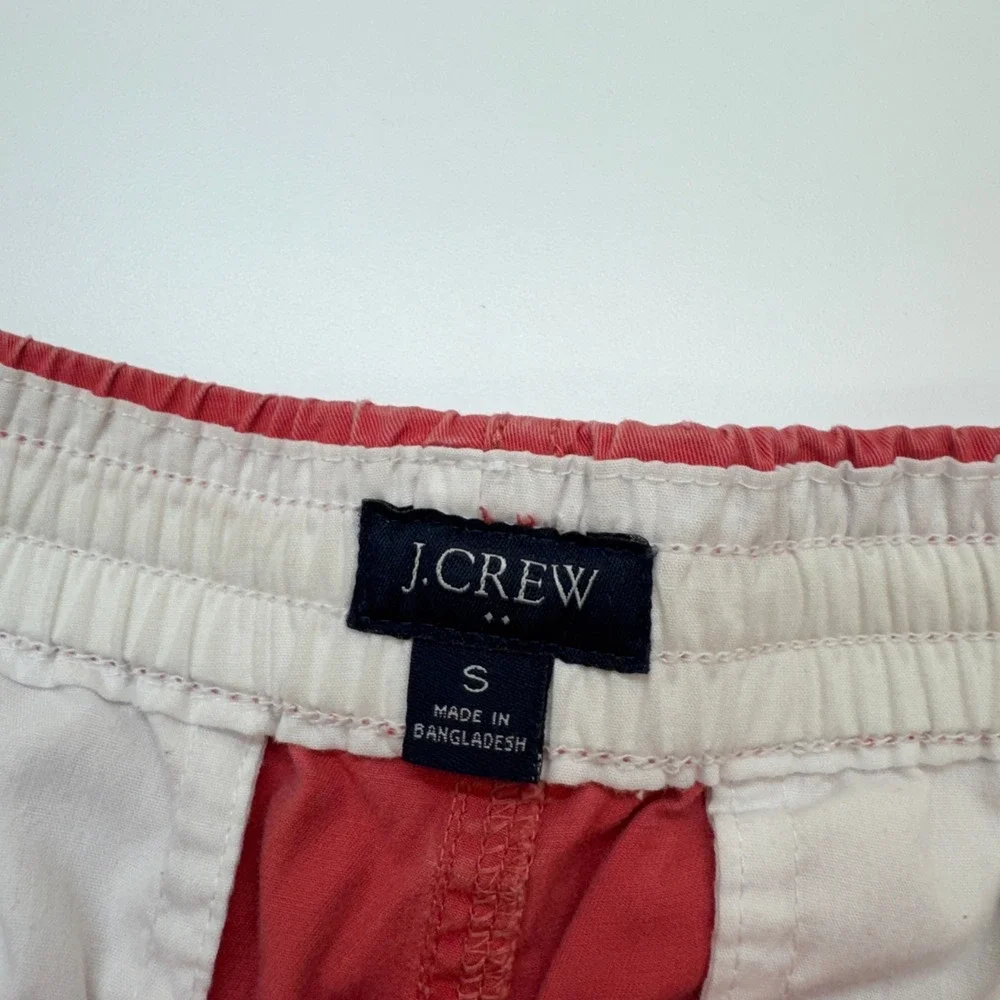 J Crew Shorts Mens Small Red Dock Stretch Preppy Summer Beach